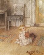 Carl Larsson Pontus on the Floor Germany oil painting reproduction
